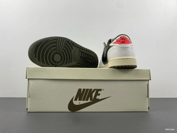 Reps TBK TRAVIS JORDAN MEDIUM 1 X DM7866-200 AIR OG SCOTT OLIVE LOW 0801